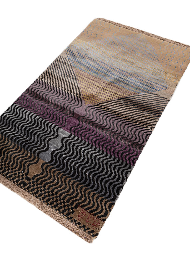 freedom manchaha gold wool and bamboo silk Hand Knotted Rug - FloorShot freedom manchaha gold wool and bamboo silk Hand Knotted Rug - FloorShot