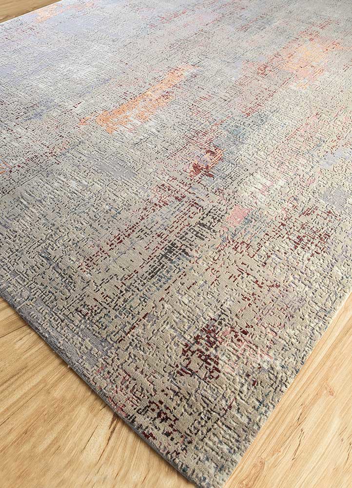 uvenuti ivory wool and bamboo silk Hand Knotted Rug - FloorShot uvenuti ivory wool and bamboo silk Hand Knotted Rug - FloorShot