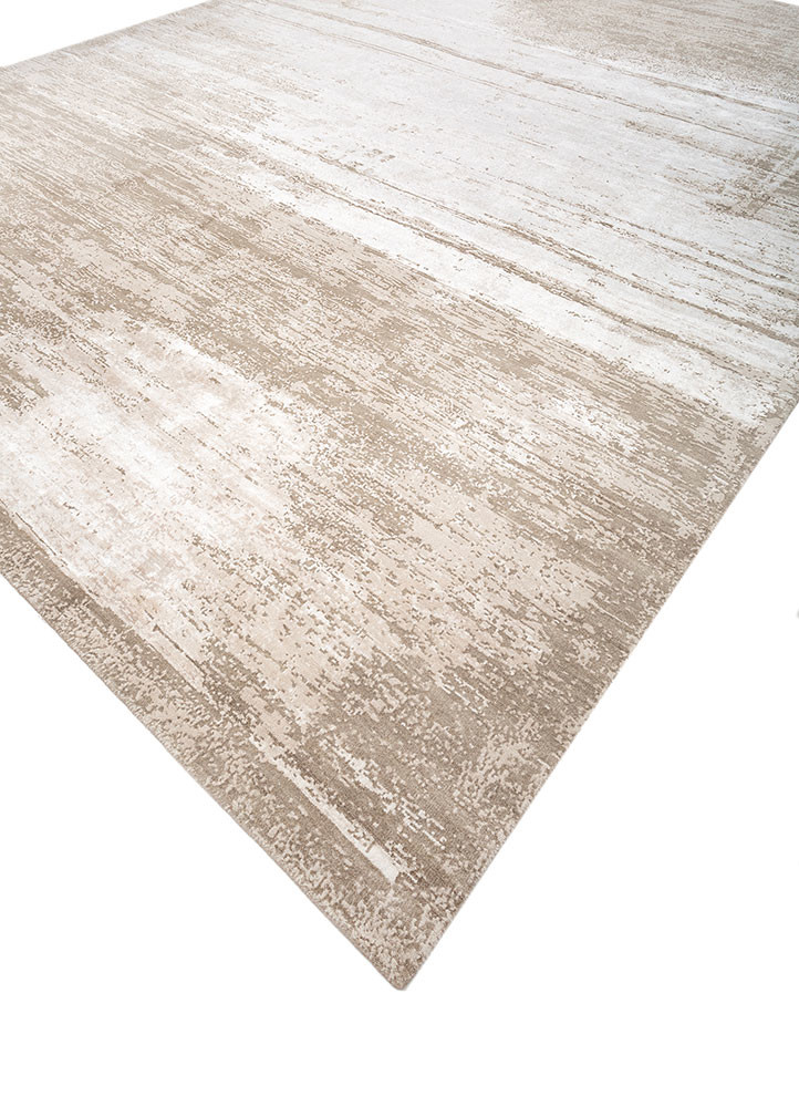 uvenuti grey and black wool and bamboo silk Hand Knotted Rug - FloorShot uvenuti grey and black wool and bamboo silk Hand Knotted Rug - FloorShot