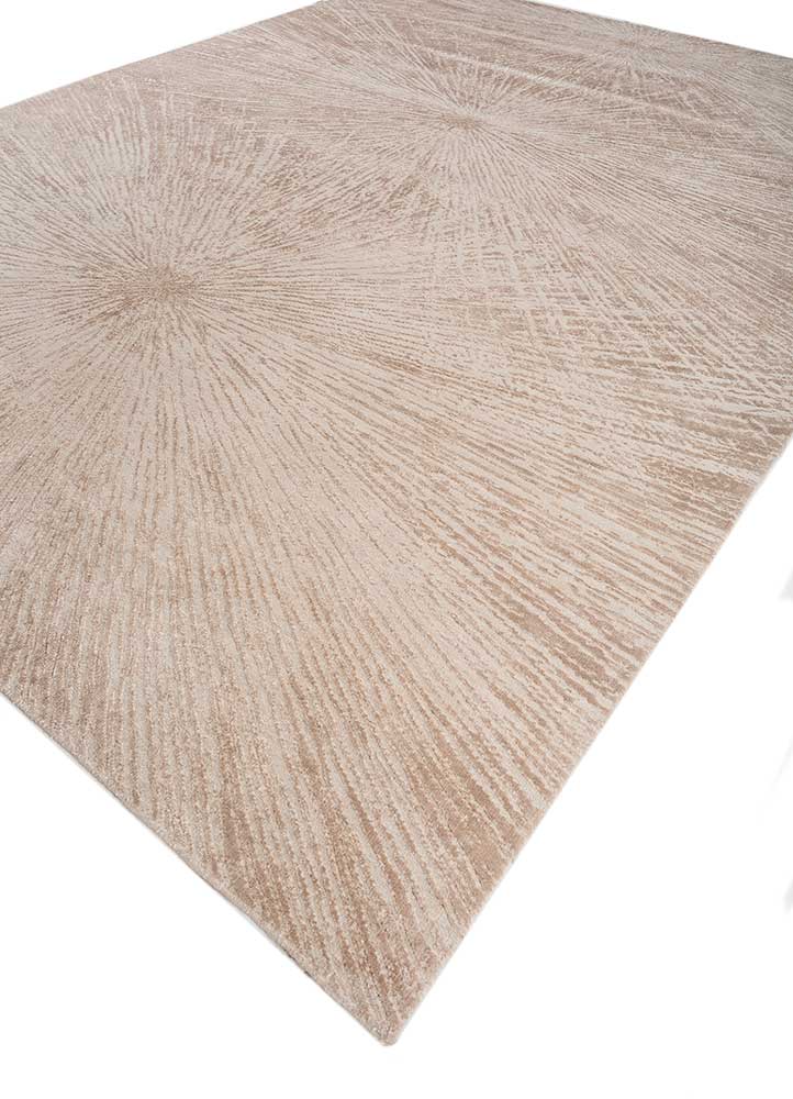 uvenuti ivory wool and bamboo silk Hand Knotted Rug - FloorShot