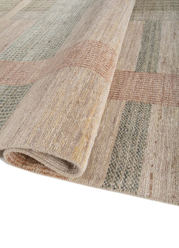 blythe ivory wool Hand Knotted Rug - FloorShot blythe ivory wool Hand Knotted Rug - FloorShot