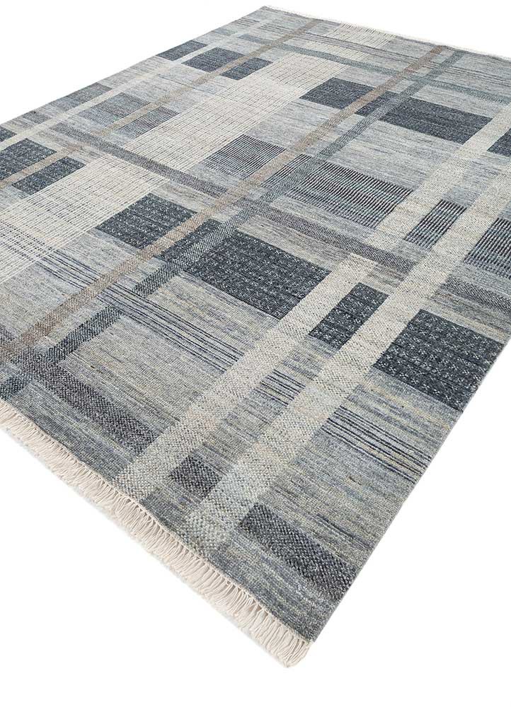blythe blue afghan wool Hand Knotted Rug - FloorShot blythe blue afghan wool Hand Knotted Rug - FloorShot