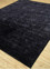 far east grey and black wool and silk Hand Knotted Rug - FloorShot far east grey and black wool and silk Hand Knotted Rug - FloorShot