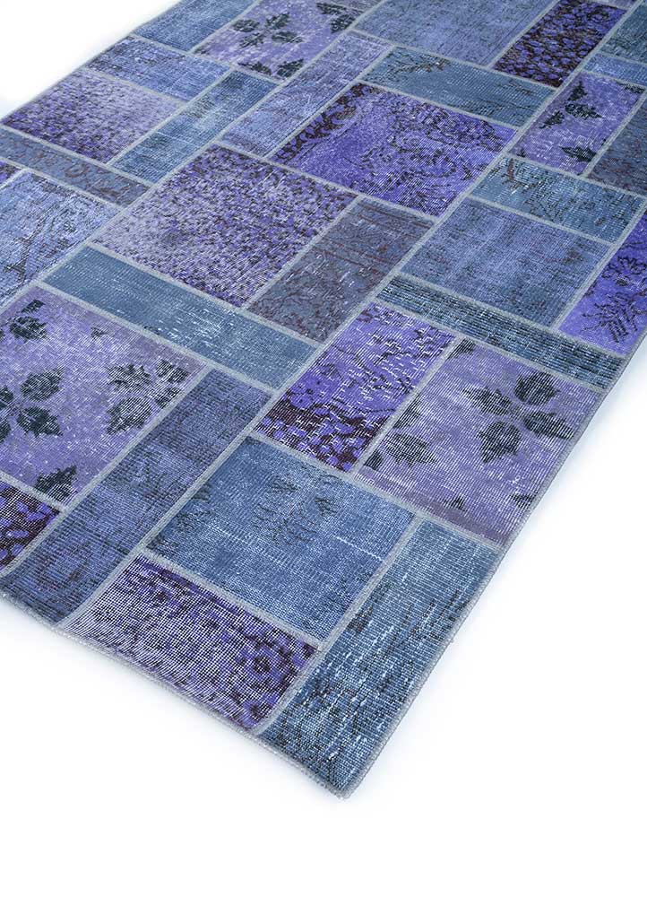 provenance pink and purple wool Hand Knotted Rug - FloorShot provenance pink and purple wool Hand Knotted Rug - FloorShot