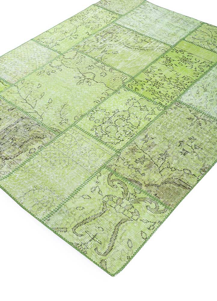 provenance green wool Hand Knotted Rug - FloorShot provenance green wool Hand Knotted Rug - FloorShot