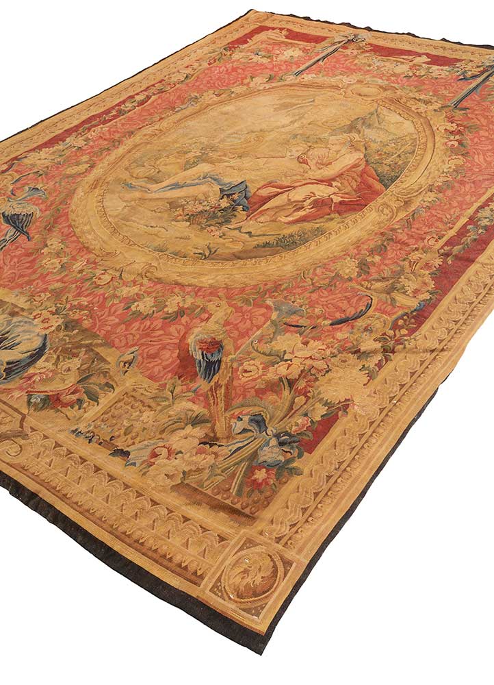 wall art gold wool Hand woven Rug - FloorShot wall art gold wool Hand woven Rug - FloorShot