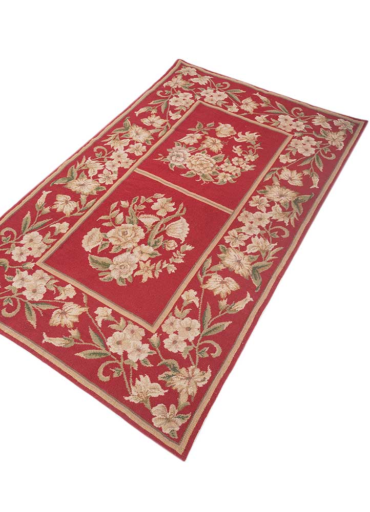 wall art red and orange wool Hand woven Rug - FloorShot wall art red and orange wool Hand woven Rug - FloorShot