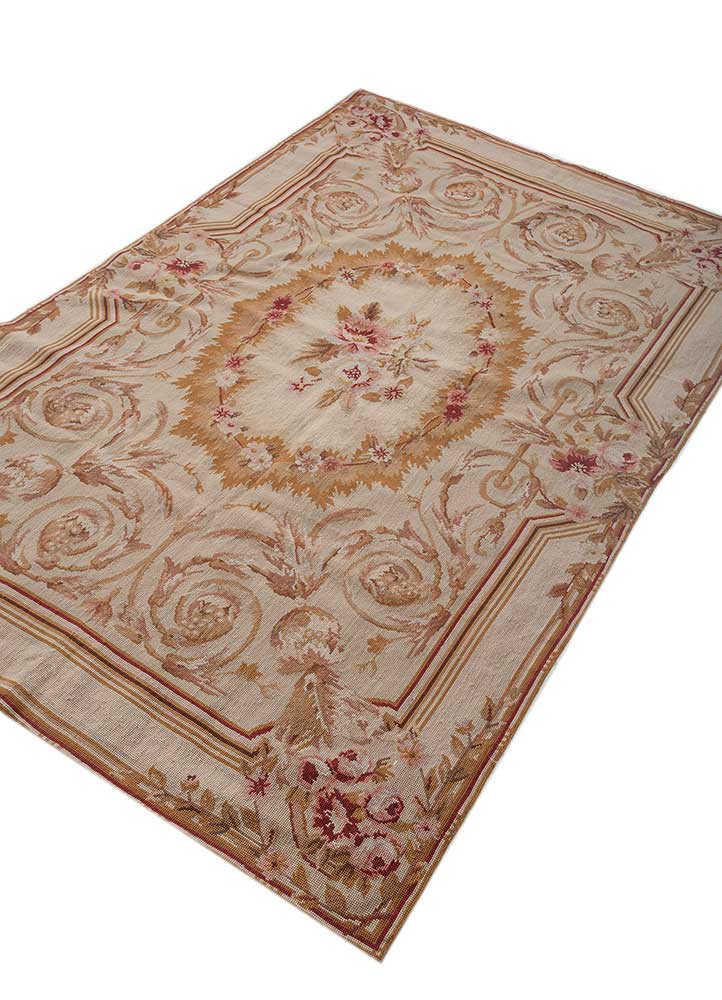 wall art green wool Hand woven Rug - FloorShot