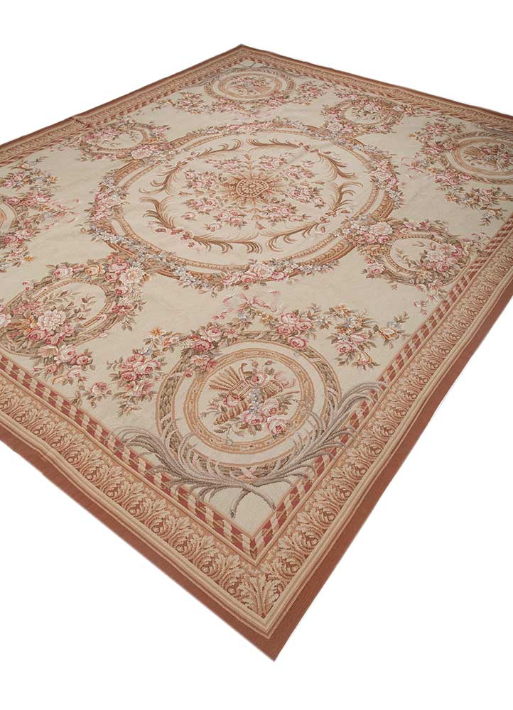 wall art green wool Hand woven Rug - FloorShot