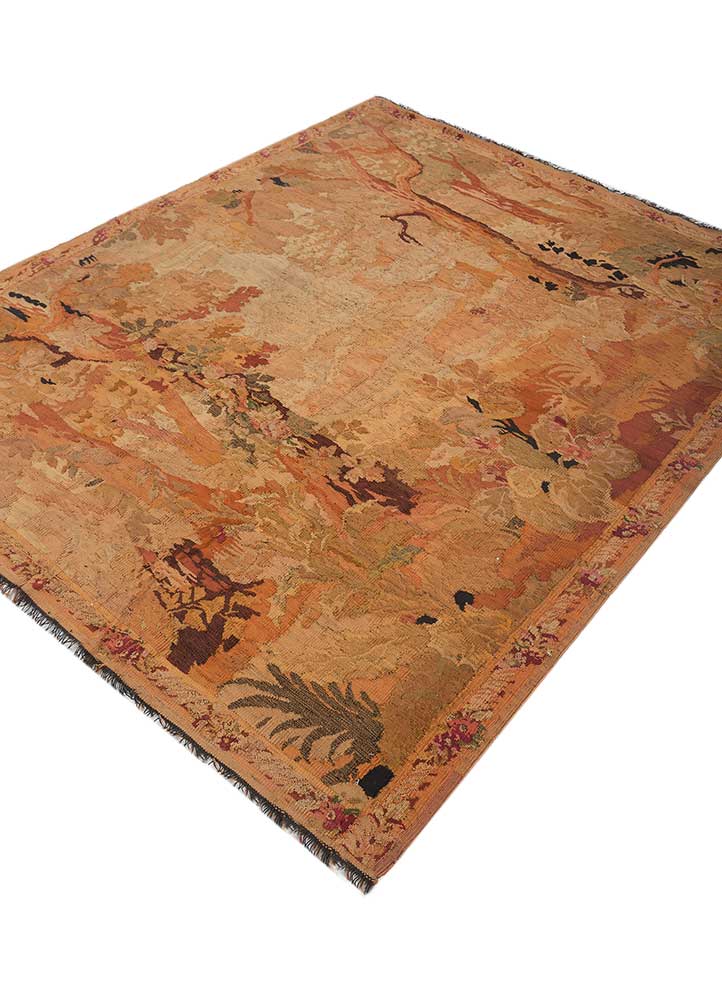 wall art red and orange wool Hand woven Rug - FloorShot wall art red and orange wool Hand woven Rug - FloorShot