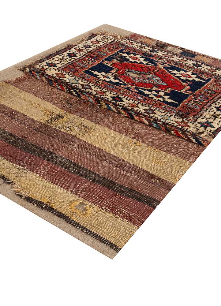 bespoke sile blue wool Wall Art Rug - FloorShot bespoke sile blue wool Wall Art Rug - FloorShot