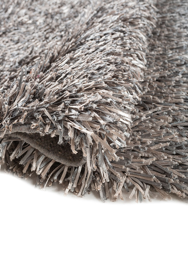 aprezo grey and black polyester Flat Weaves Rug - FloorShot