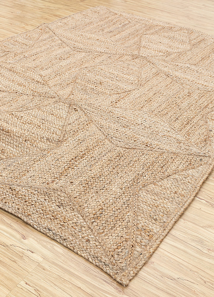 nomadic threads beige and brown jute and hemp Flat Weaves Rug - FloorShot