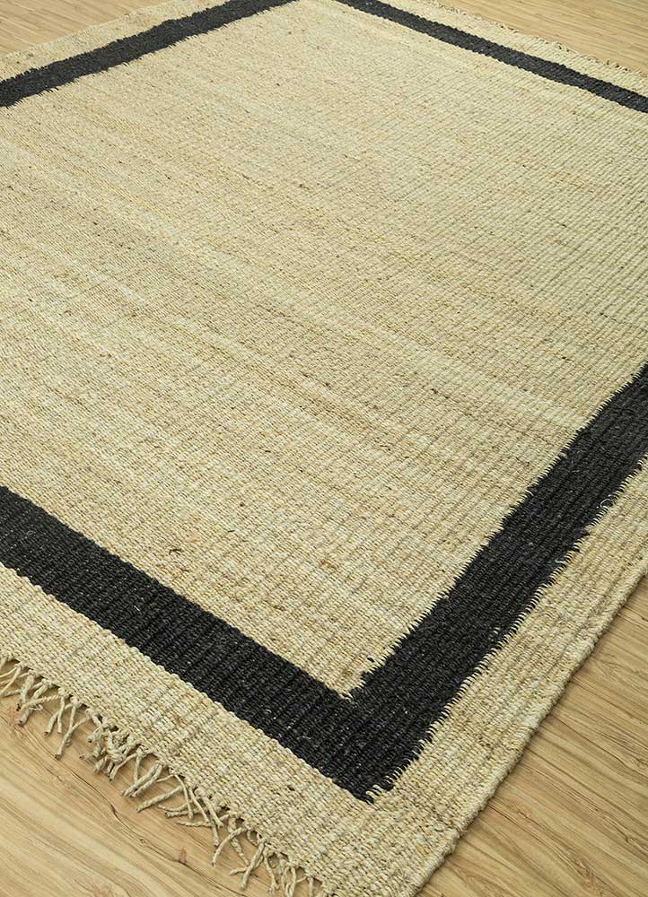 nomadic threads beige and brown jute and hemp Flat Weaves Rug - FloorShot