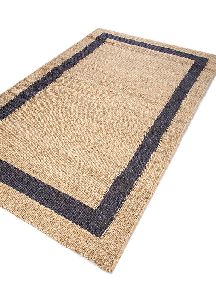 nomadic threads beige and brown jute and hemp Flat Weaves Rug - FloorShot