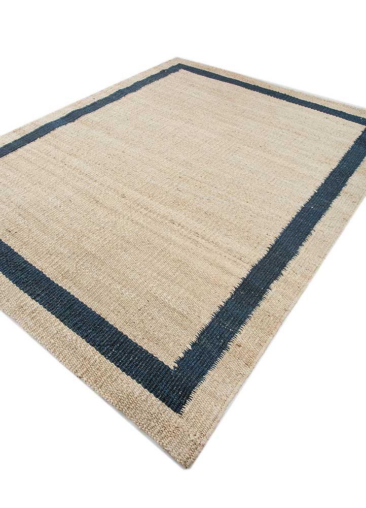 nomadic threads beige and brown jute and hemp Flat Weaves Rug - FloorShot