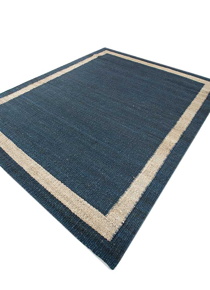 nomadic threads blue jute and hemp Flat Weaves Rug - FloorShot