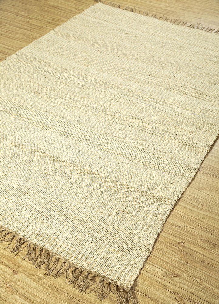 nomadic threads beige and brown jute and hemp Flat Weaves Rug - FloorShot