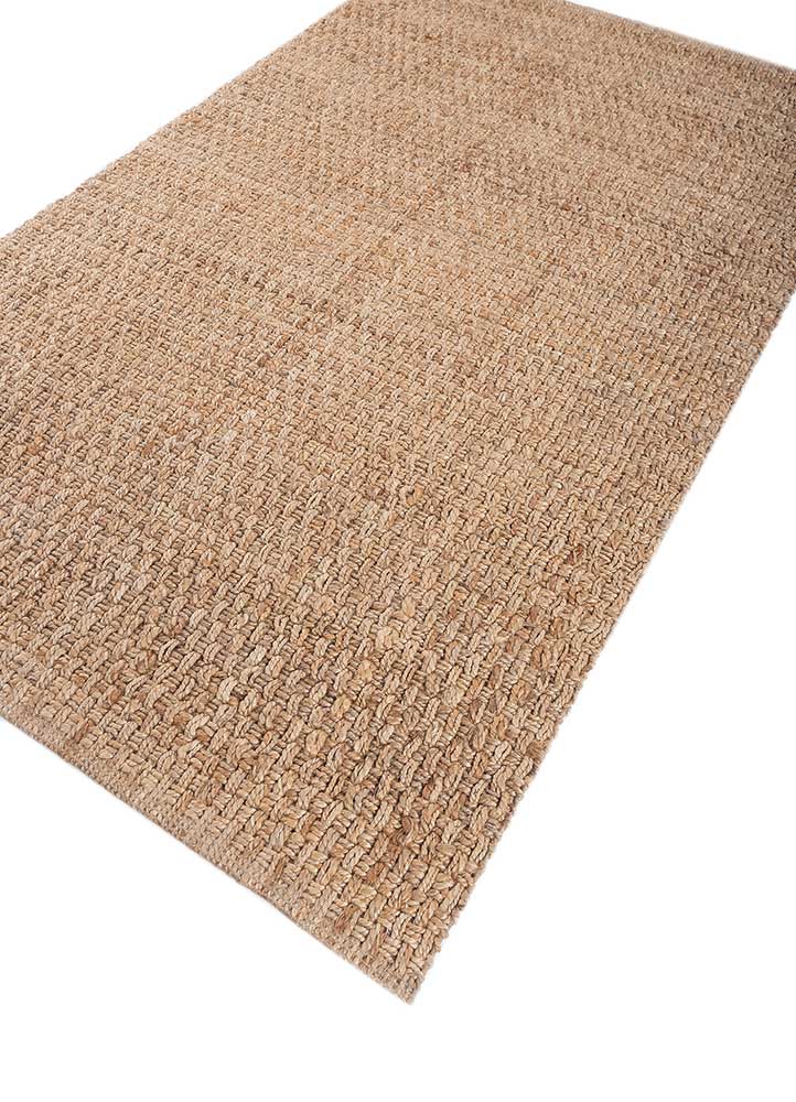 nomadic threads beige and brown jute and hemp Flat Weaves Rug - FloorShot