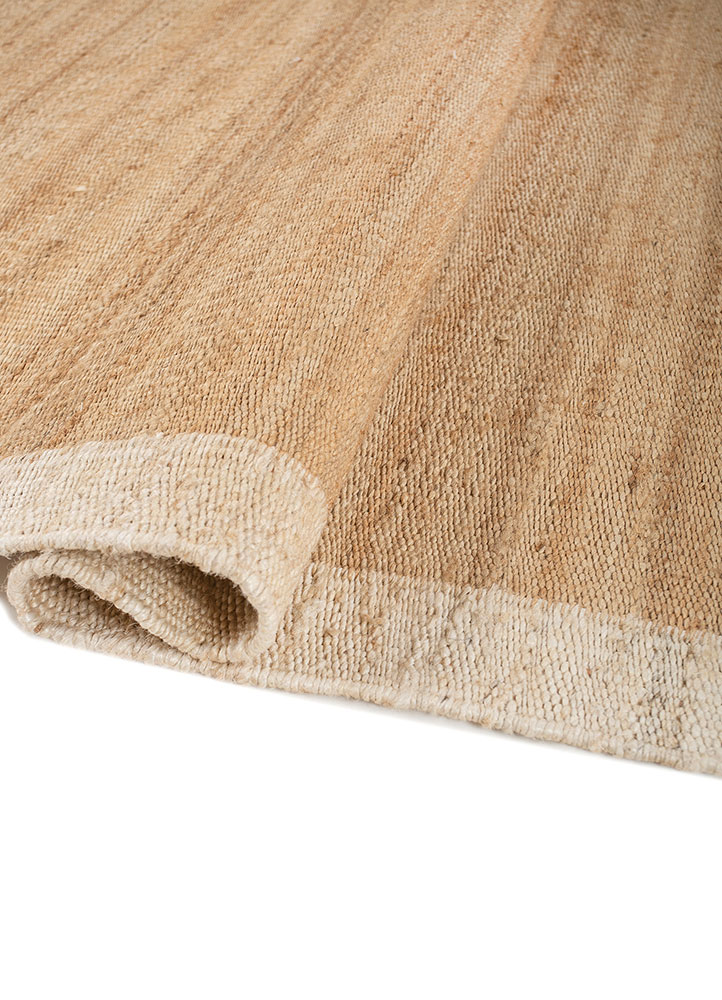 aprezo beige and brown jute and hemp Flat Weaves Rug - FloorShot