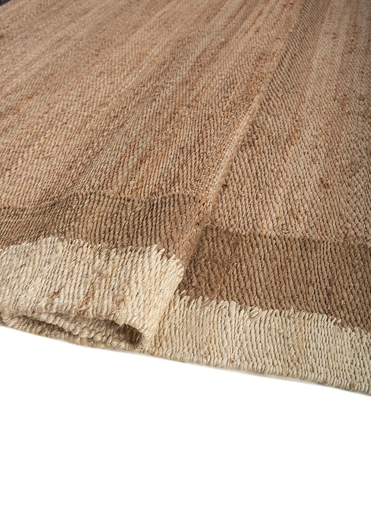nomadic threads beige and brown jute and hemp Flat Weaves Rug - FloorShot