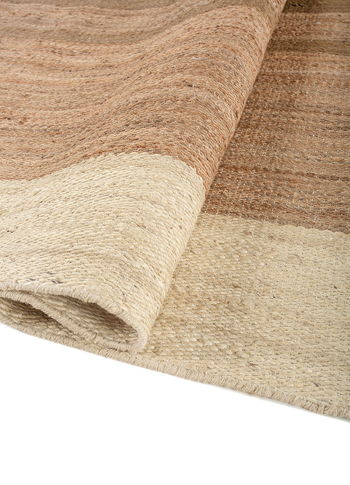 nomadic threads beige and brown jute and hemp Flat Weaves Rug - FloorShot