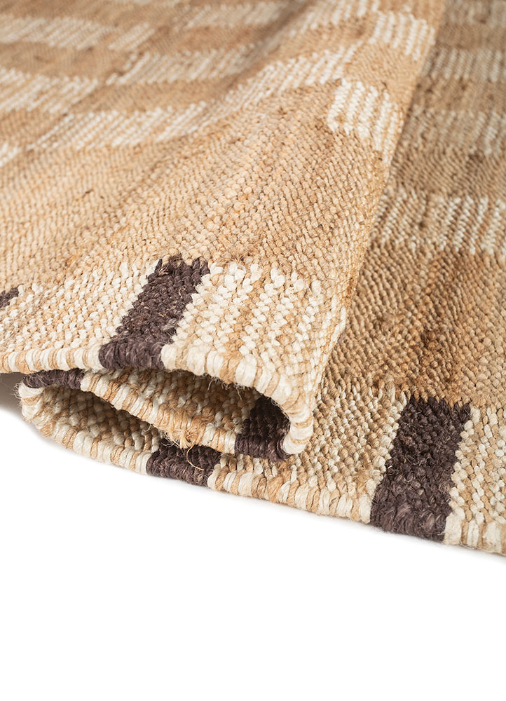 nomadic threads beige and brown jute Flatweaves Rug - FloorShot