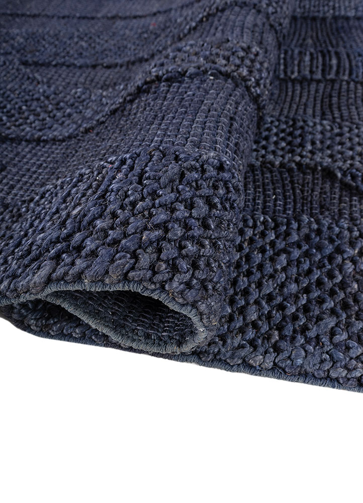 nomadic threads blue jute and hemp Flat Weaves Rug - FloorShot