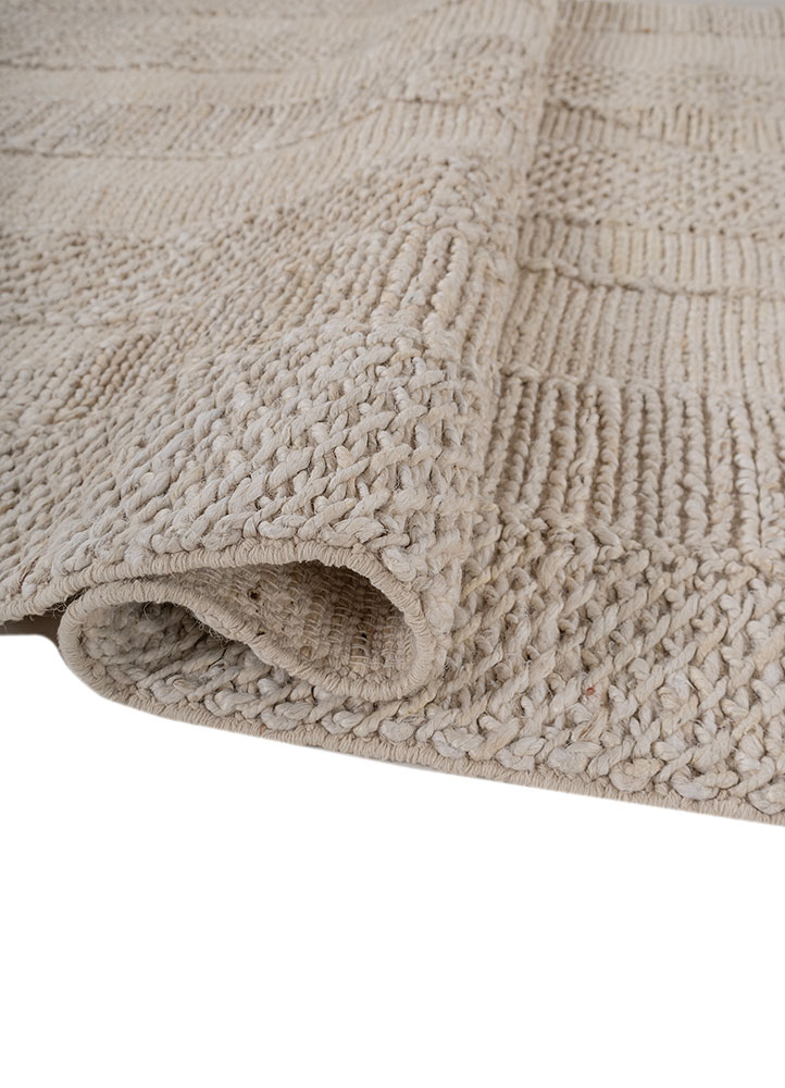 nomadic threads ivory jute and hemp Flat Weaves Rug - FloorShot