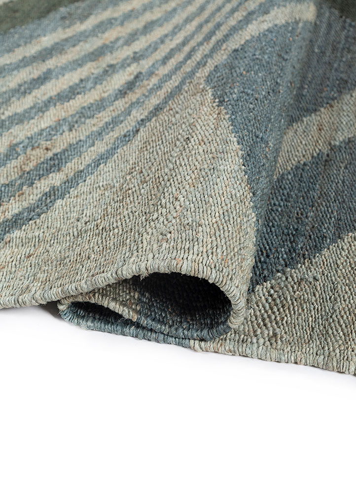 nomadic threads blue jute and hemp Flat Weaves Rug - FloorShot