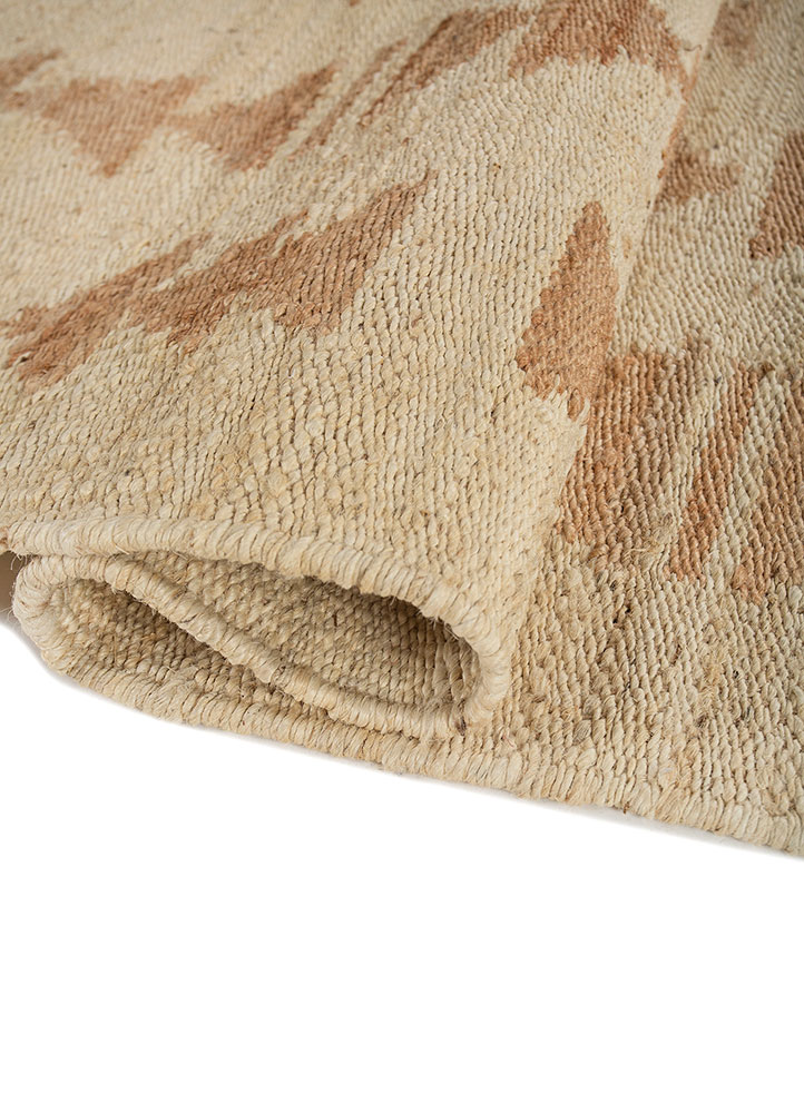 nomadic threads beige and brown jute and hemp Flat Weaves Rug - FloorShot