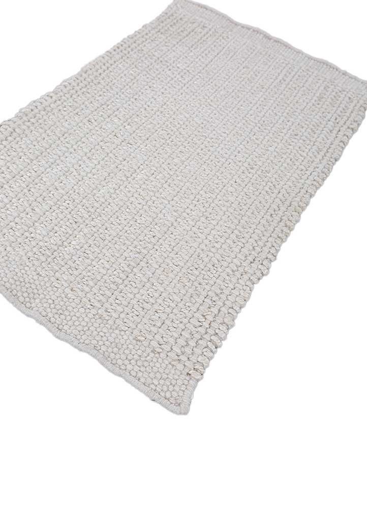 aprezo ivory wool Flat Weaves Rug - FloorShot