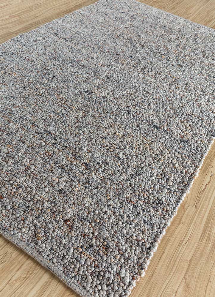 abrash blue jute and hemp Flat Weaves Rug - FloorShot