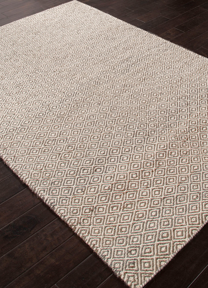 abrash ivory jute and hemp Flat Weaves Rug - FloorShot