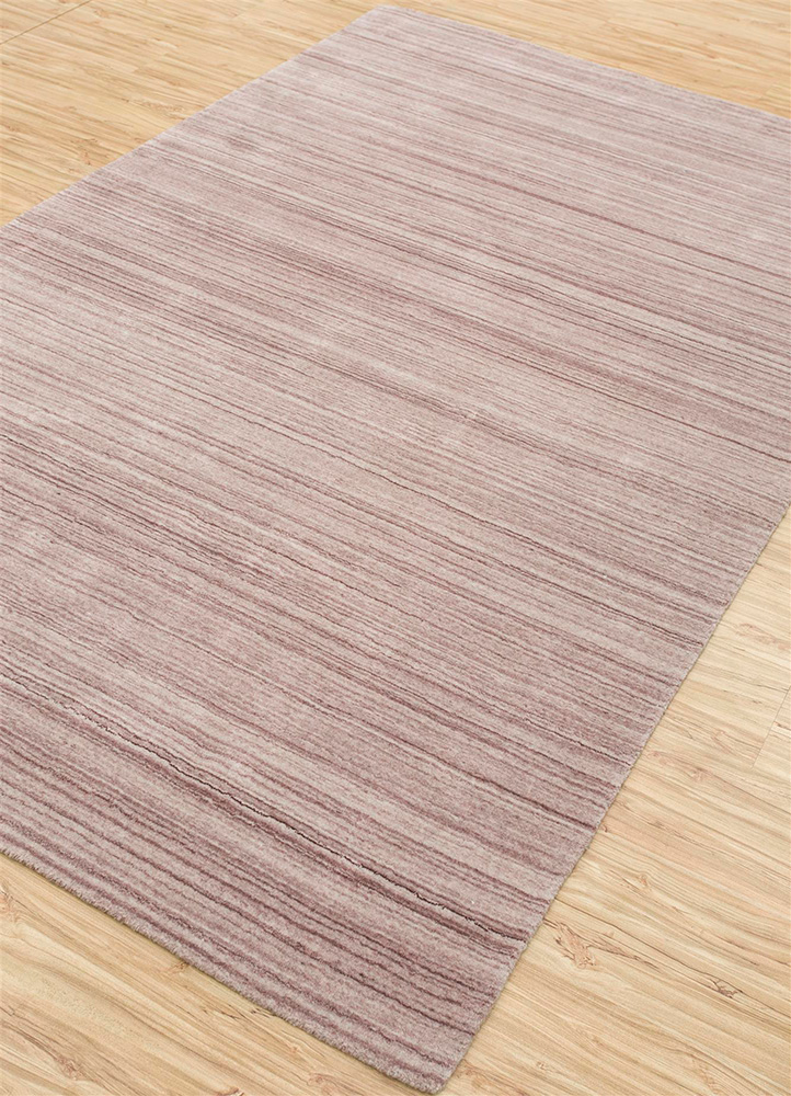 tesoro beige and brown polyester Hand Loom Rug - FloorShot