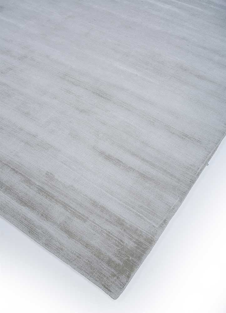 basis grey and black viscose Hand Loom Rug - FloorShot