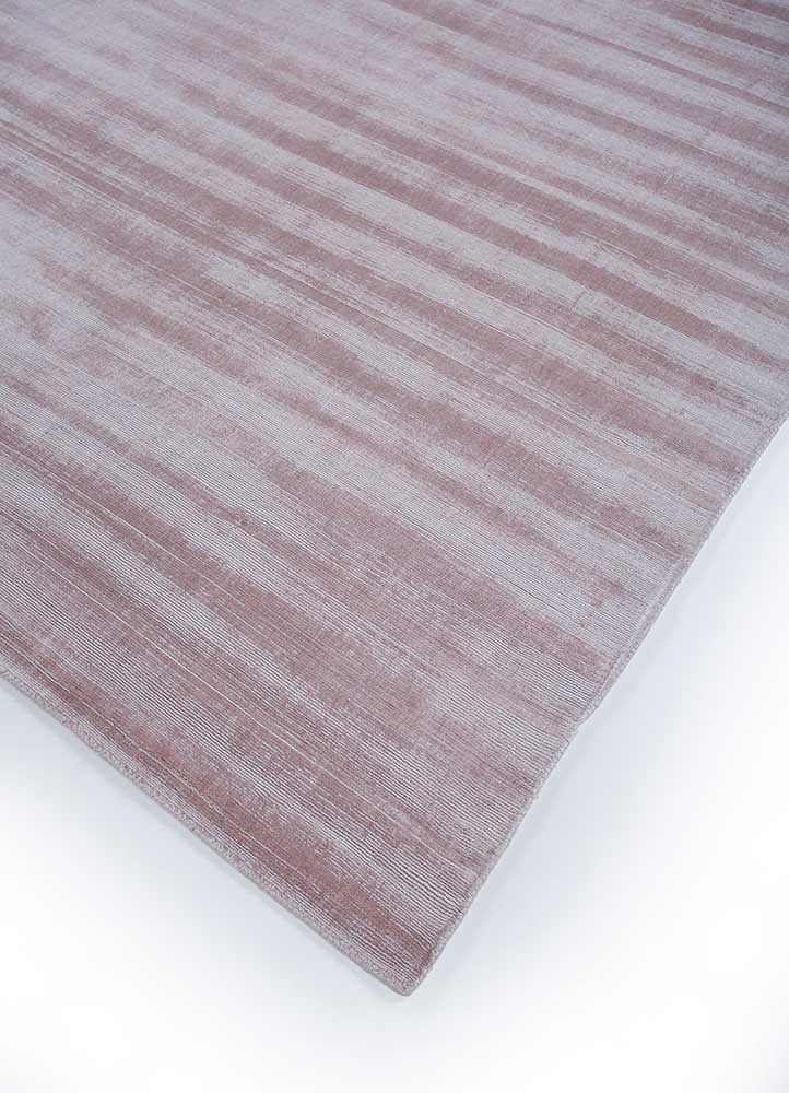 basis pink and purple viscose Hand Loom Rug - FloorShot