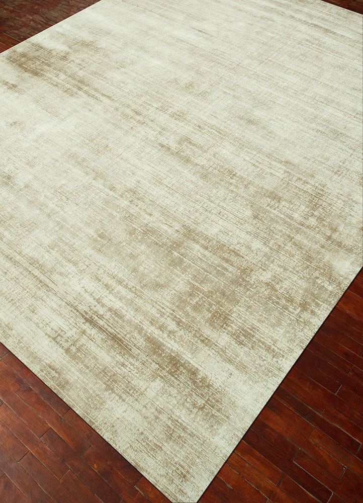basis beige and brown viscose Hand Loom Rug - FloorShot basis beige and brown viscose Hand Loom Rug - FloorShot