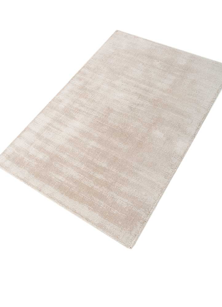 basis ivory viscose Hand Loom Rug - FloorShot