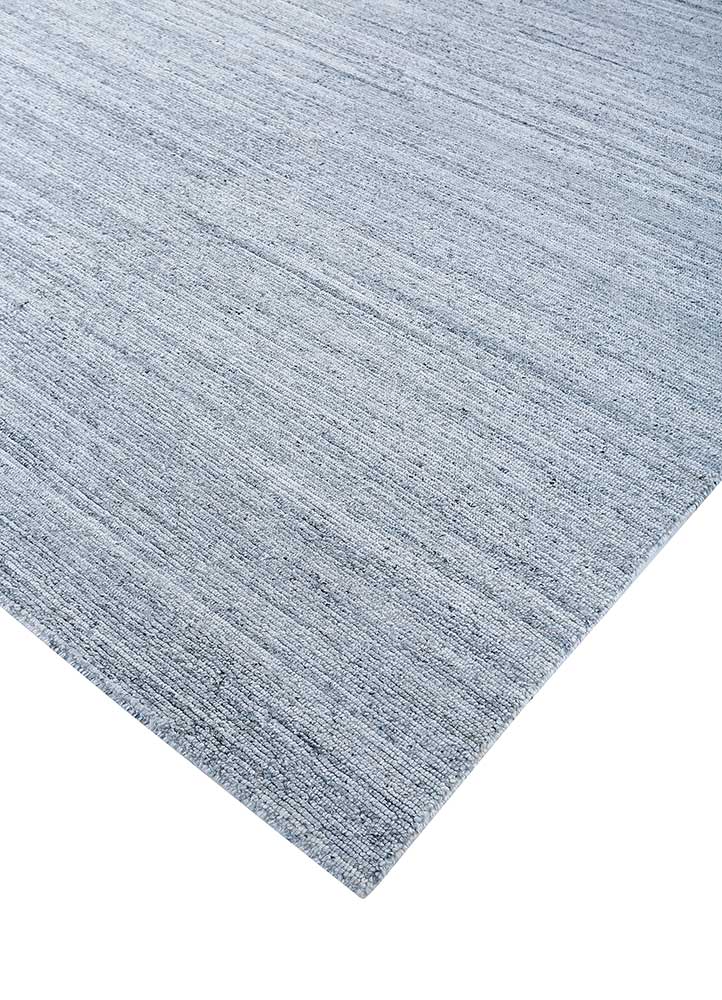 manifest blue polyester Hand Knotted Rug - FloorShot