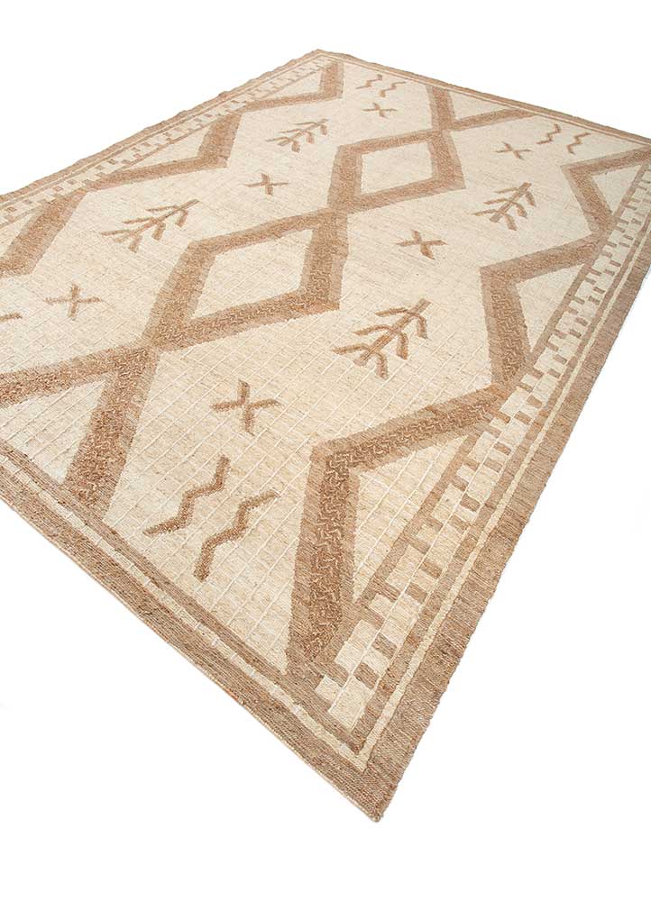 thyme ivory jute and hemp Hand Knotted Rug - FloorShot