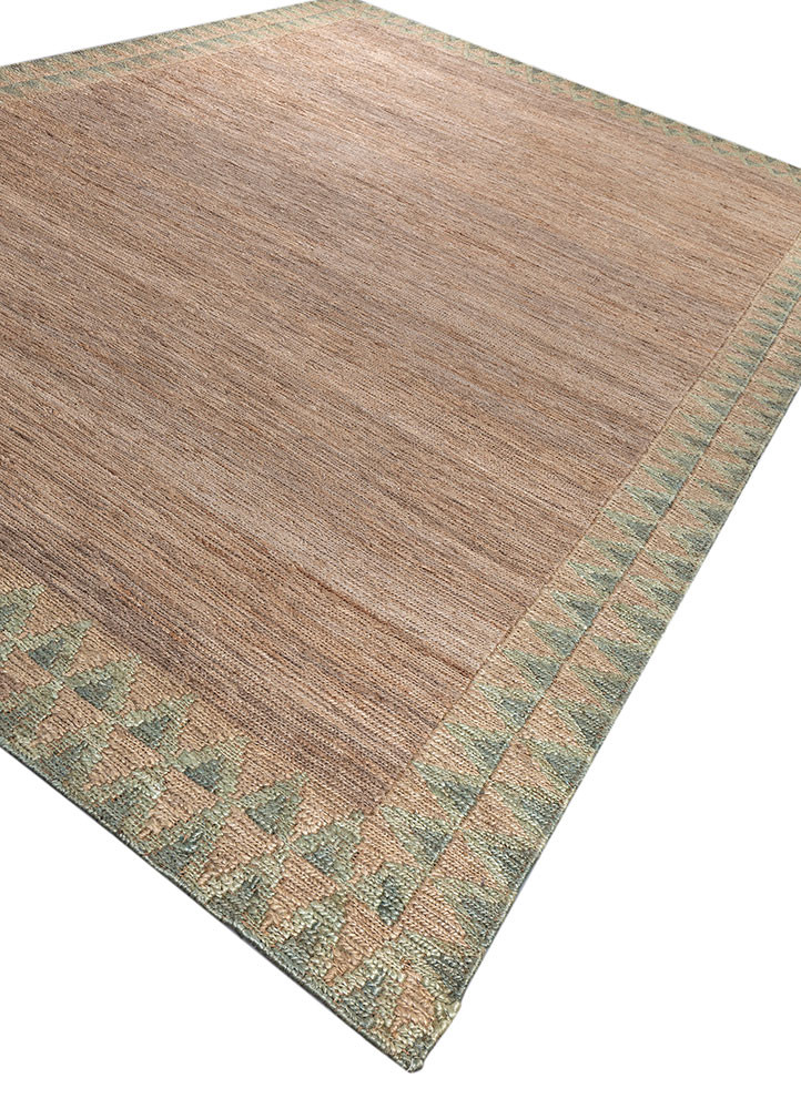 nomadic threads beige and brown jute and hemp Hand Knotted Rug - FloorShot nomadic threads beige and brown jute and hemp Hand Knotted Rug - FloorShot