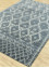 zuri blue wool Hand Knotted Rug - FloorShot zuri blue wool Hand Knotted Rug - FloorShot