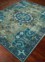 erbe green wool Hand Knotted Rug - FloorShot erbe green wool Hand Knotted Rug - FloorShot