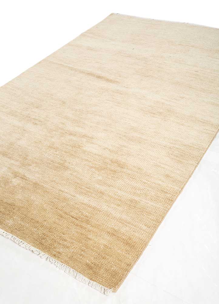 manifest gold wool Hand Knotted Rug - FloorShot