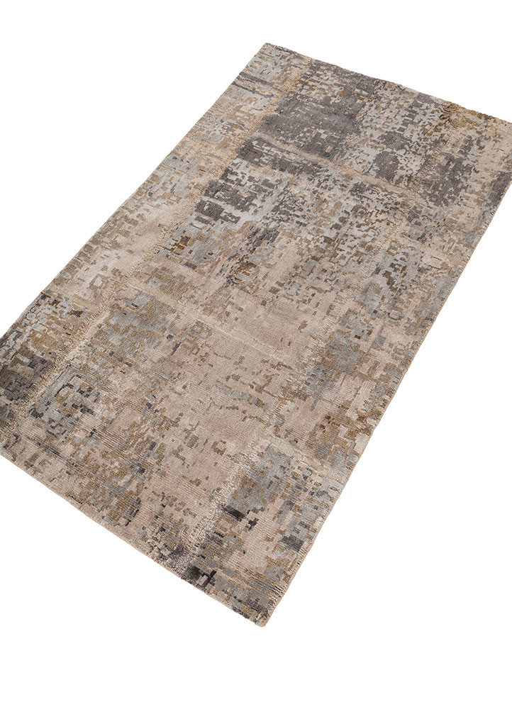 provenance blue wool and bamboo silk Hand Knotted Rug - FloorShot provenance blue wool and bamboo silk Hand Knotted Rug - FloorShot