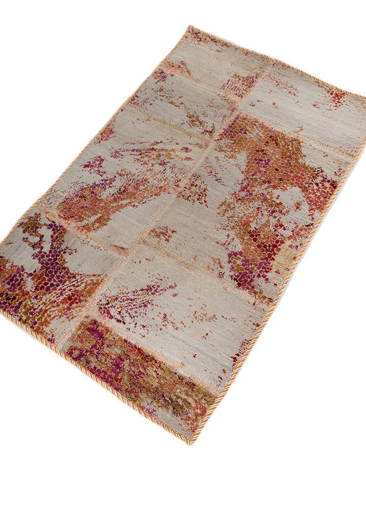 provenance blue wool and bamboo silk Hand Knotted Rug - FloorShot provenance blue wool and bamboo silk Hand Knotted Rug - FloorShot