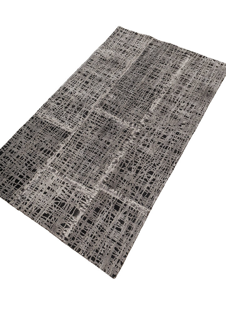 provenance blue wool and bamboo silk Hand Knotted Rug - FloorShot provenance blue wool and bamboo silk Hand Knotted Rug - FloorShot