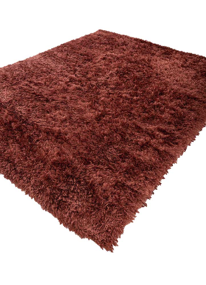 oxford red and orange polyester Hand Loom Rug - FloorShot