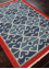 bedouin blue wool Flat Weaves Rug - FloorShot bedouin blue wool Flat Weaves Rug - FloorShot